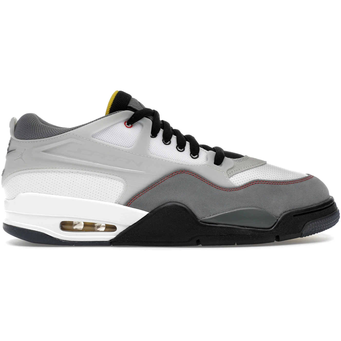 Jordan 4 RM Premium White Black Smoke Grey Fire Red