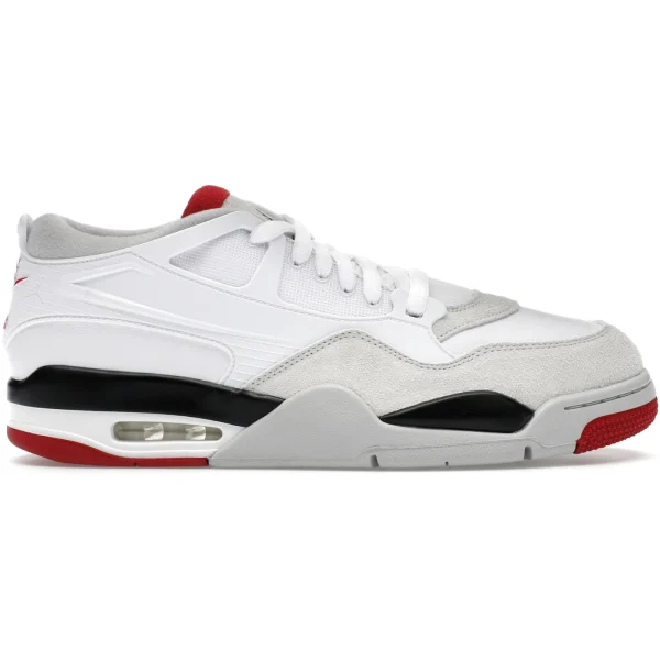 Jordan 4 RM White Fire Red