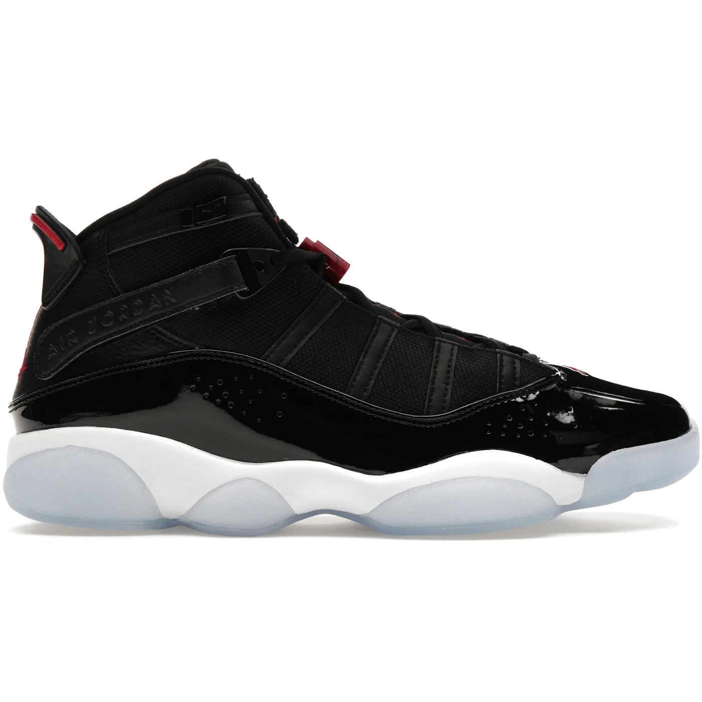 Jordan 6 Rings Black Gym Red