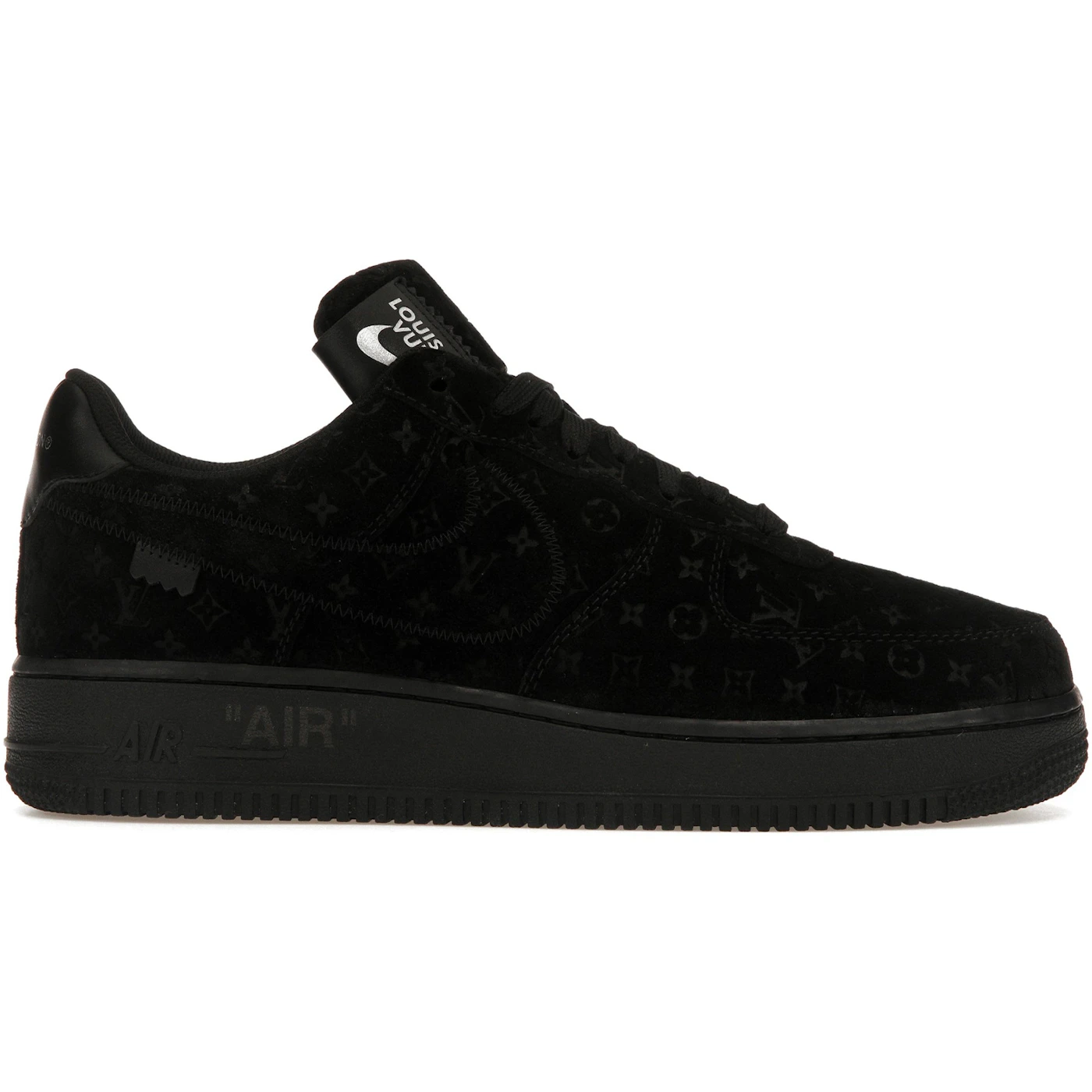 Louis Vuitton Nike Air Force 1 Low By Virgil Abloh Black 3 Louis Vuitton Nike Air Force 1 Low By Virgil Abloh Black