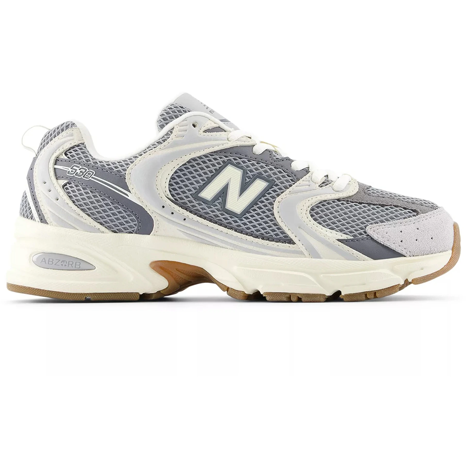 New Balance 530 Rain Cloud Castlerock Gum 3