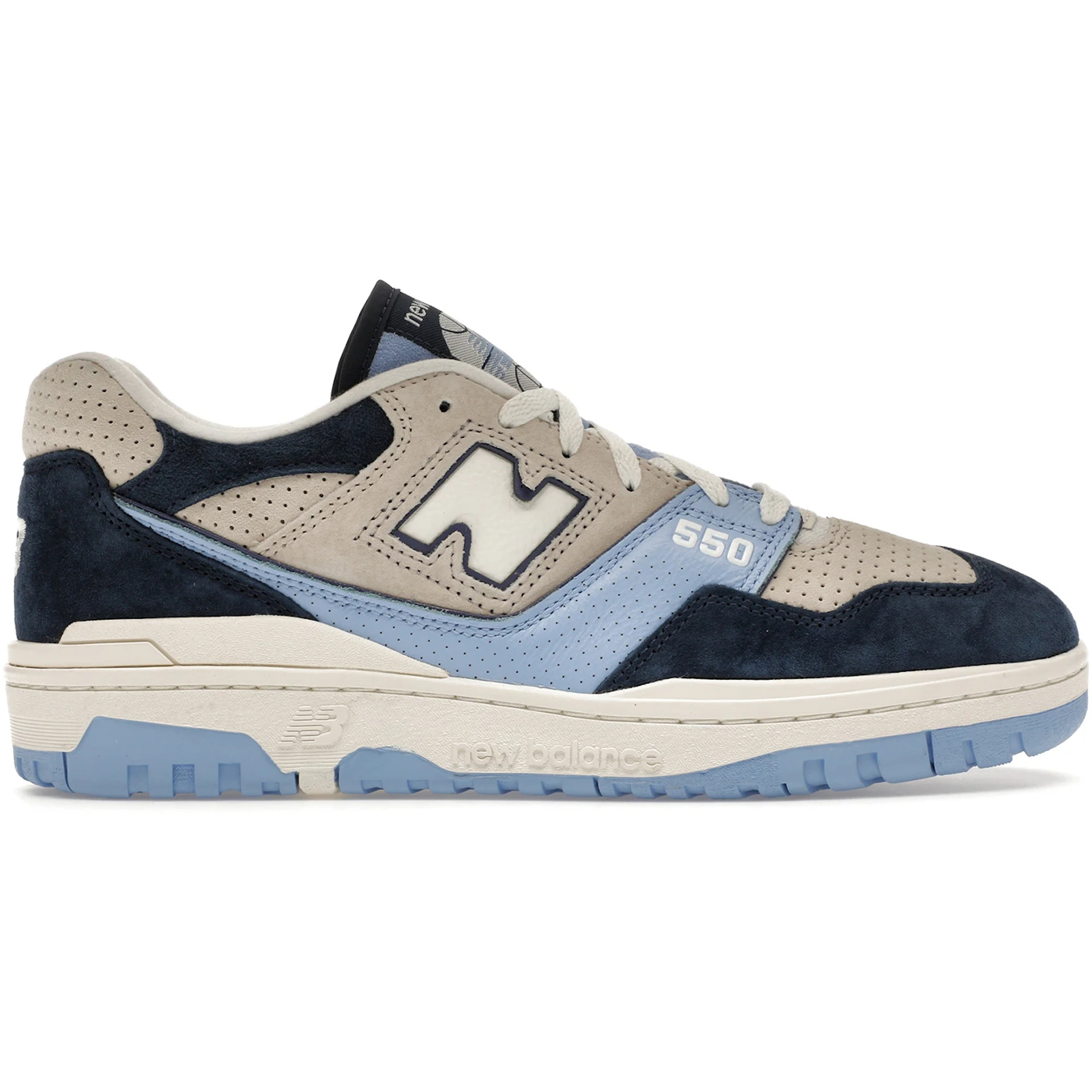 New Balance 550 Navy Electric Sky 3