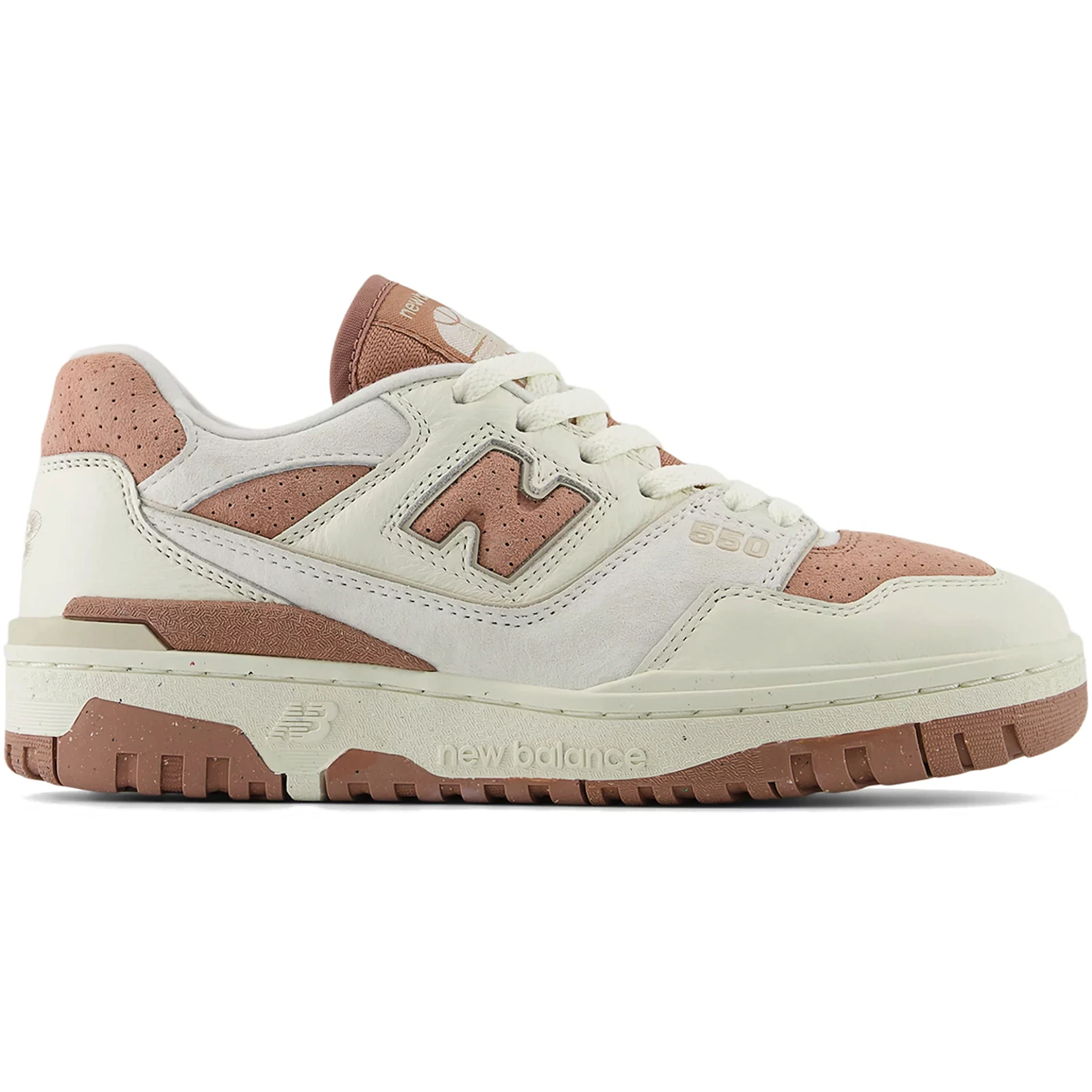 New Balance 550 Sea Salt Pink Sand Womens 3