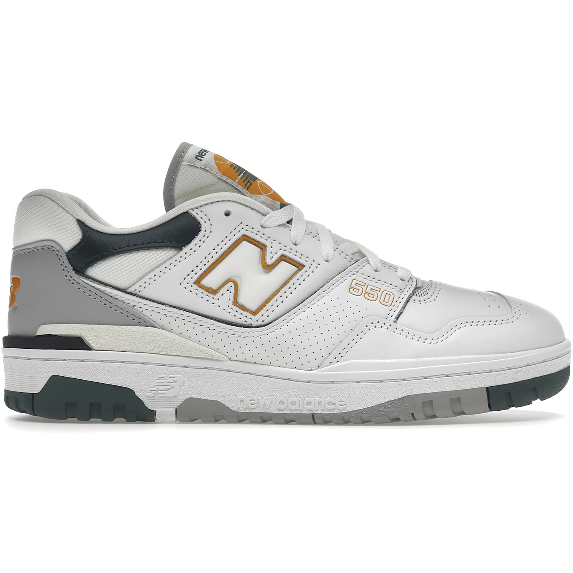 New Balance 550 White Nightwatch Green 1 New Balance 550 White Nightwatch Green
