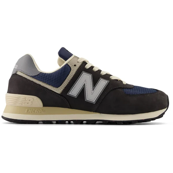 New Balance 574 Black Cement Slate Grey