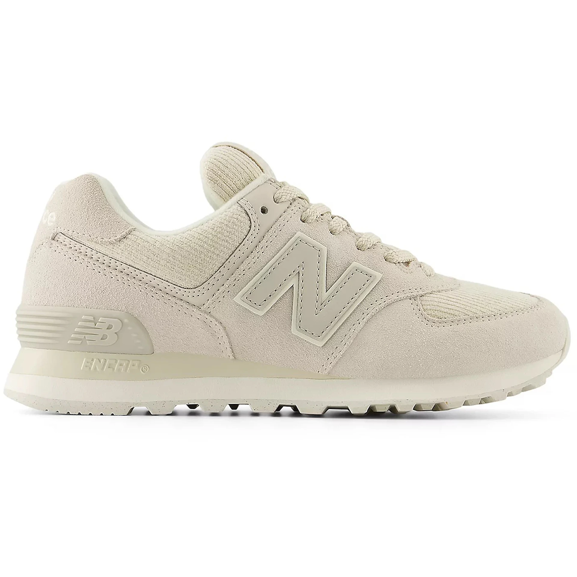 New Balance 574 Corduroy Angora Calcium Womens 2