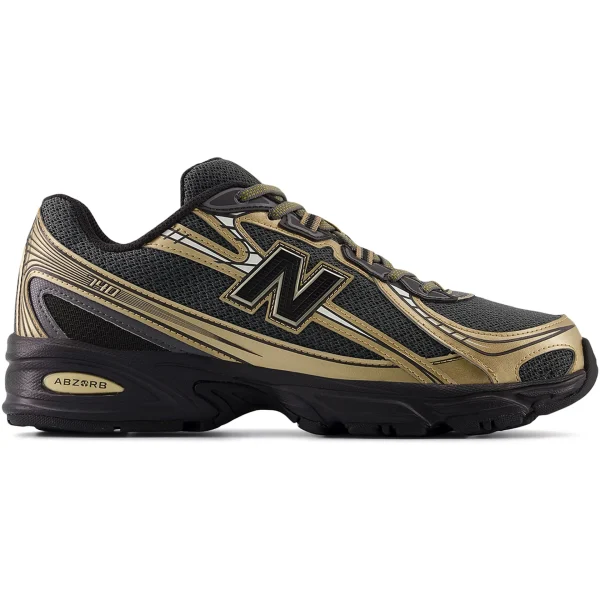 New Balance 740v2 Black Castlerock Gold Metallic