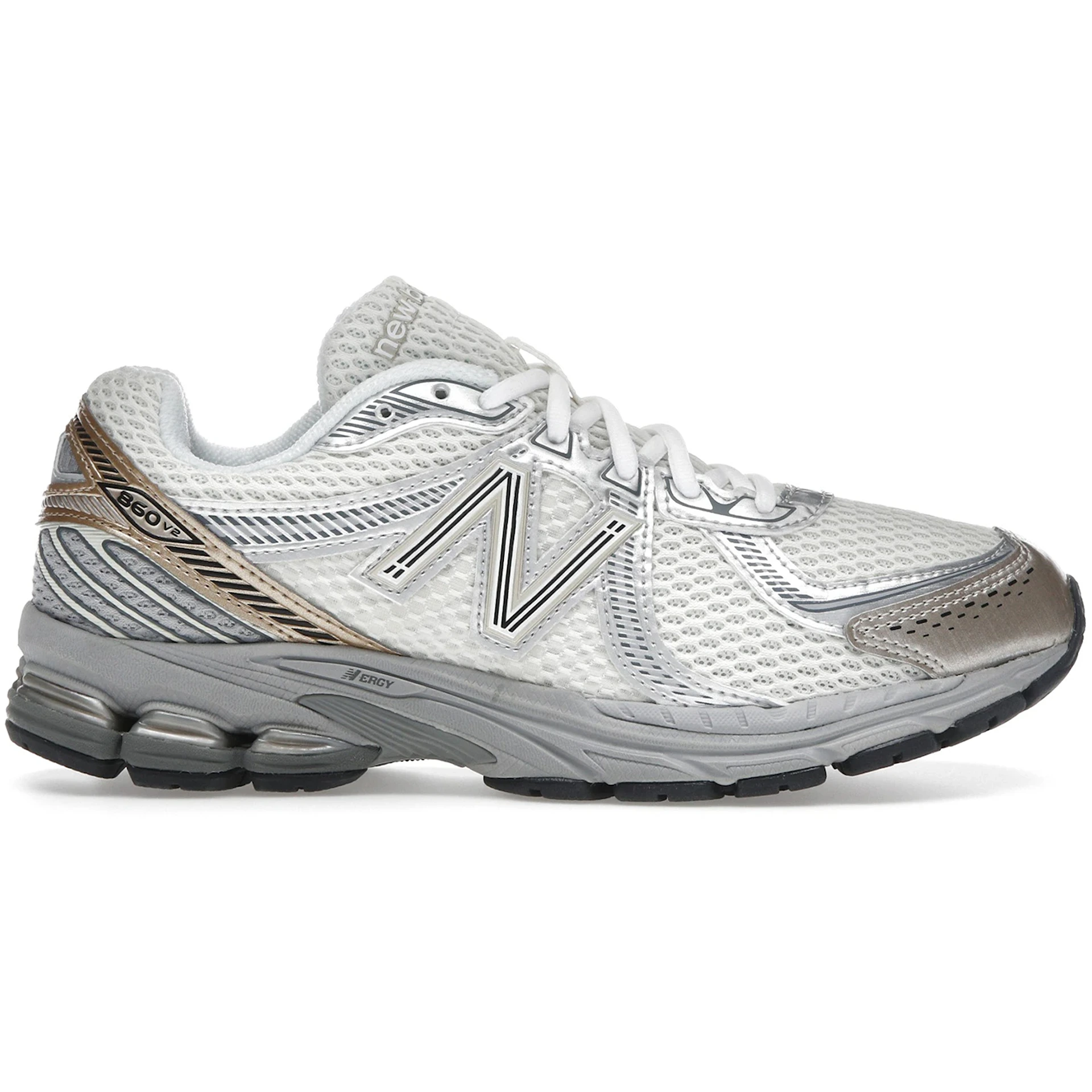 New Balance 860v2 Sea Salt Gold Metallic
