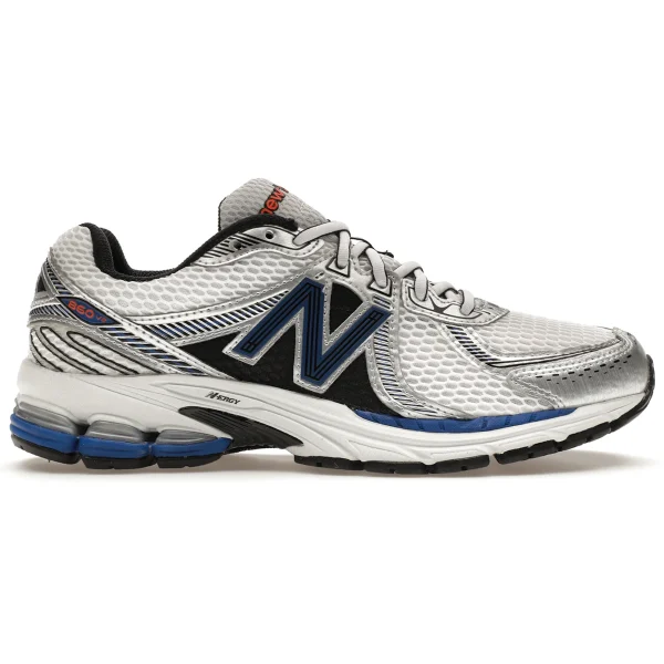 New Balance 860v2 White Team Royal Silver