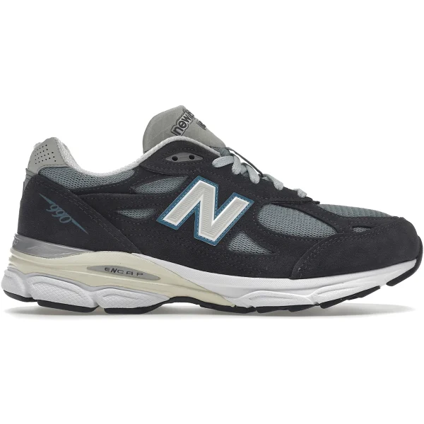 New Balance 990v3 MiUSA Kith Steel Blue