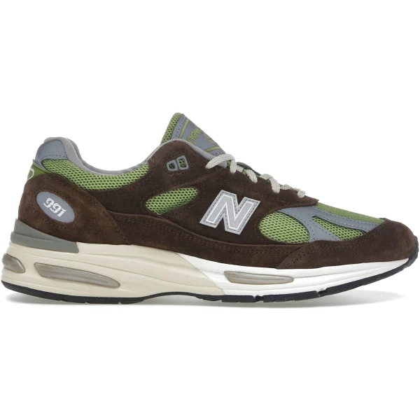 New Balance 991v2 MiUK Dani lle Cathari x Kith Reverse Matcha
