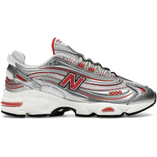 New Balance 1000 thisisneverthat Metallic Silver Red