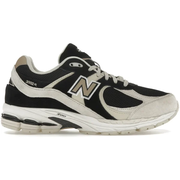 New Balance 2002R Black Beige Tan
