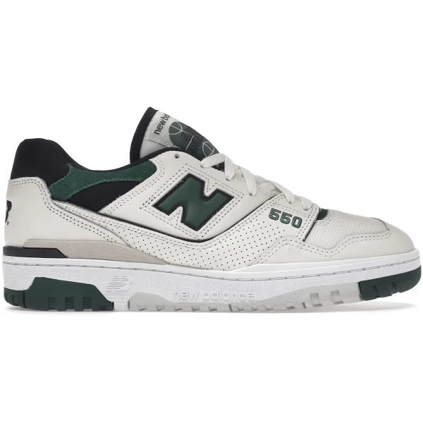 New Balance 550 Sea Salt Pine Green
