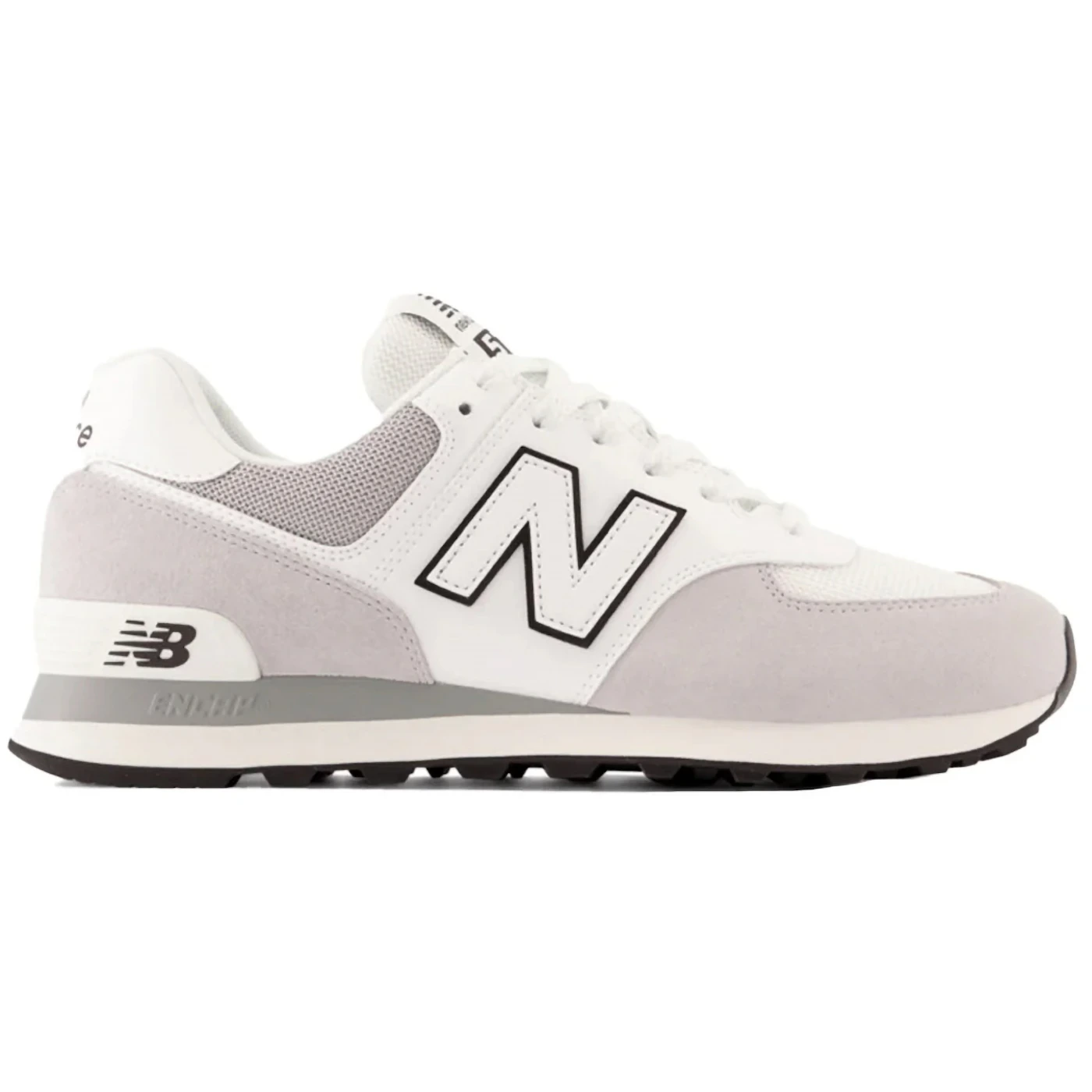 New Balance 574 Grey Suede White