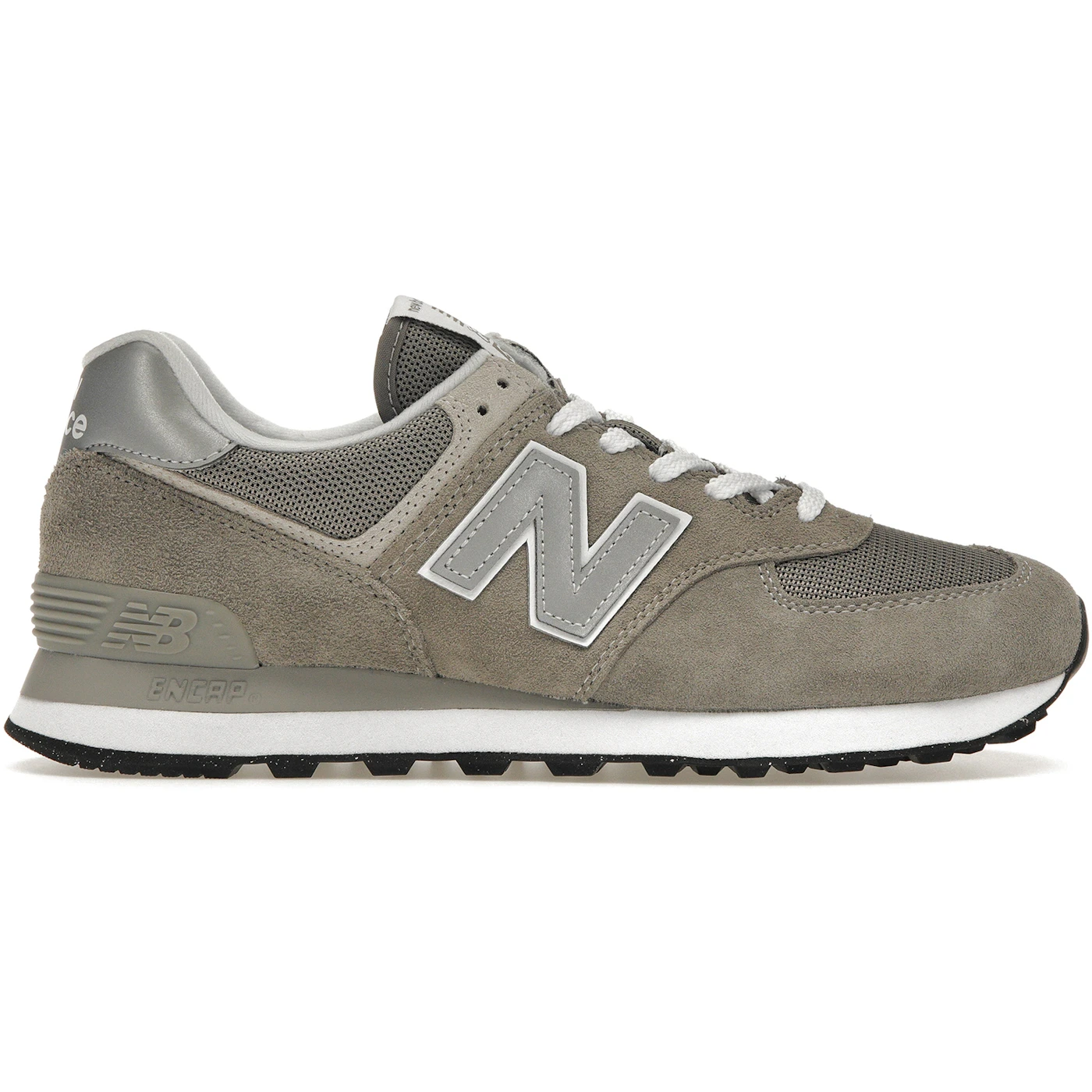 New Balance 574 Grey White 1 New Balance 574 Grey White
