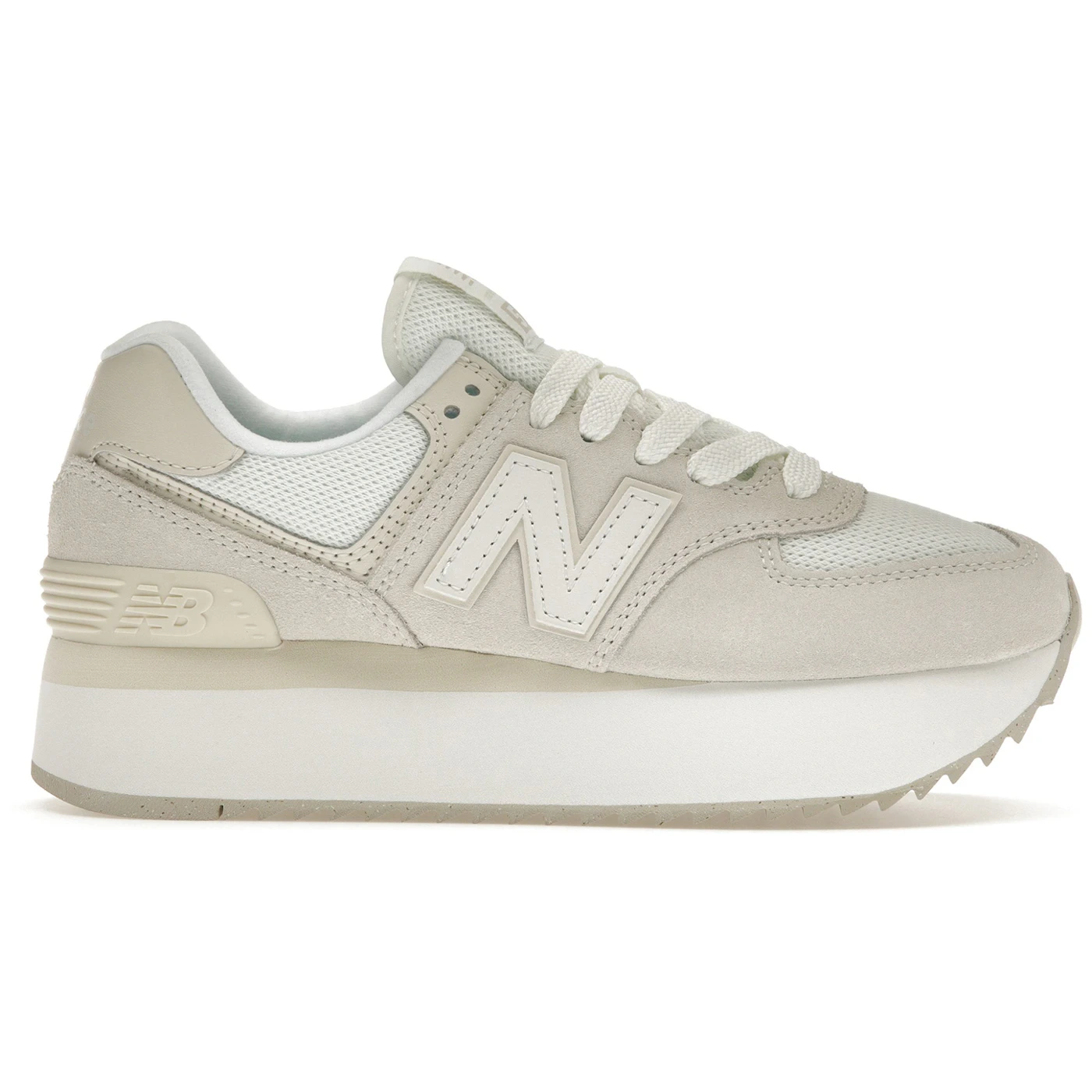 New Balance 574 Plus Sand White (Women's) 2 New Balance 574 Plus Sand White (Women's)