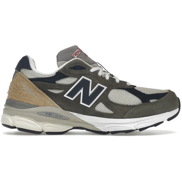 New Balance 990v3 MiUSA Grey Blue Olive