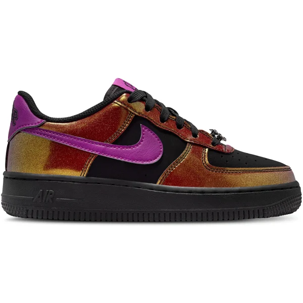 Nike Air Force 1 Low LV8 Glam Rock Black Bold Berry (GS)