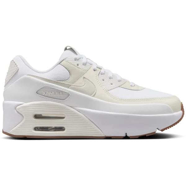 Nike Air Max 90 LV8 White Soft Pearl Platinum Tint Sail (Womens)