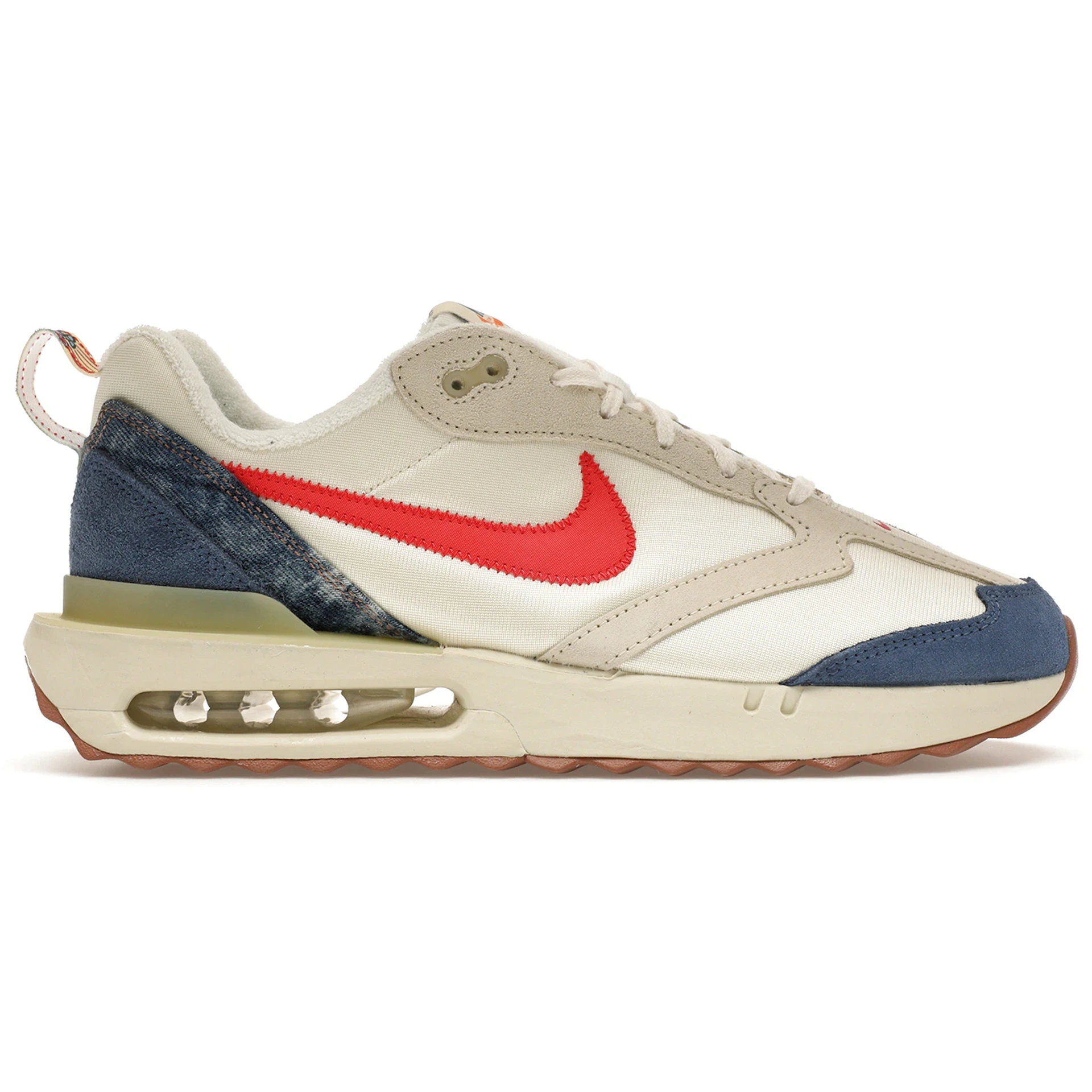 Nike Air Max Dawn Coconut Milk Red Navy 1 Nike Air Max Dawn Coconut Milk Red Navy