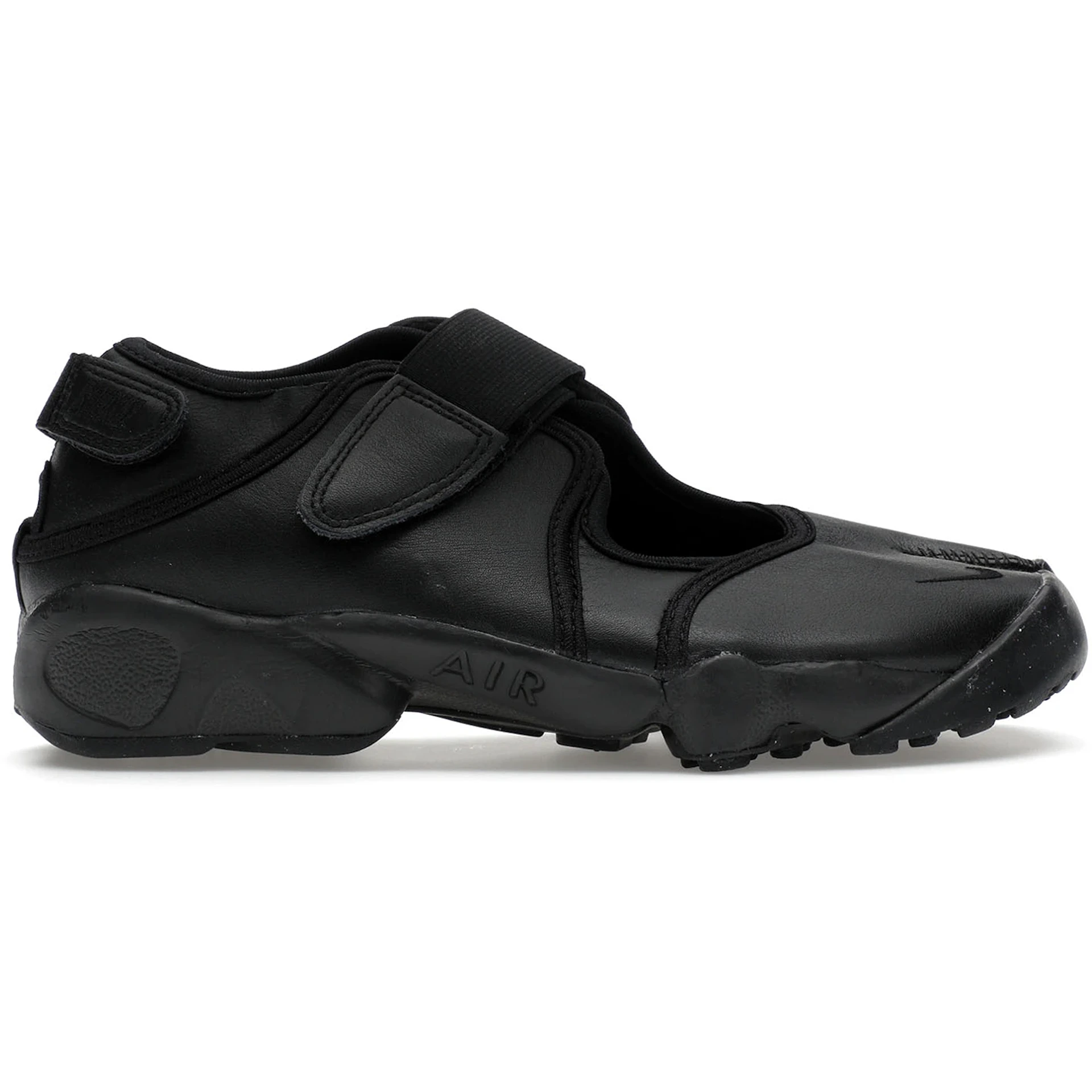 Nike Air Rift Leather Triple Black (Womens) 2 Nike Air Rift Leather Triple Black (Womens)