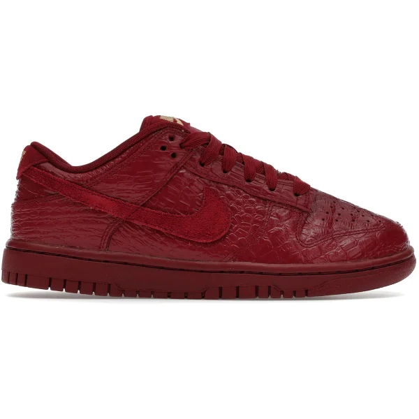 Nike Dunk Low Crocodile Team Red (Womens)