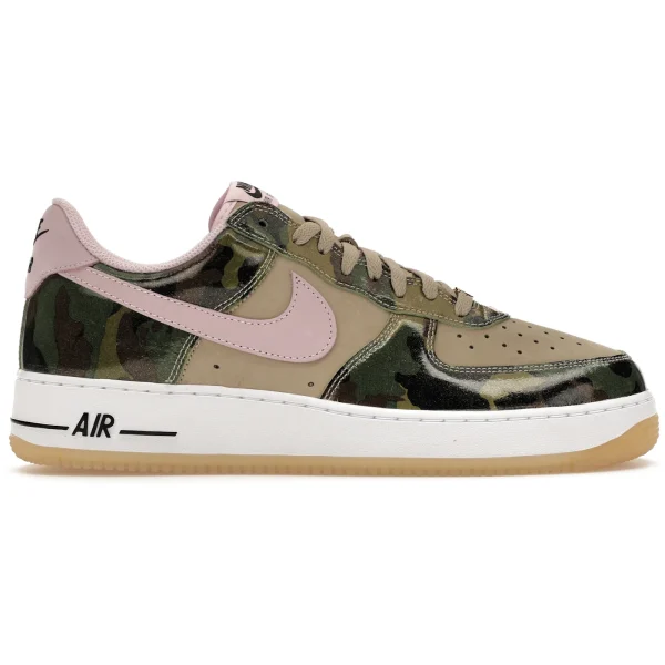 Nike Air Force 1 Low &rsquo;07 LV8 Patent Camo Pink