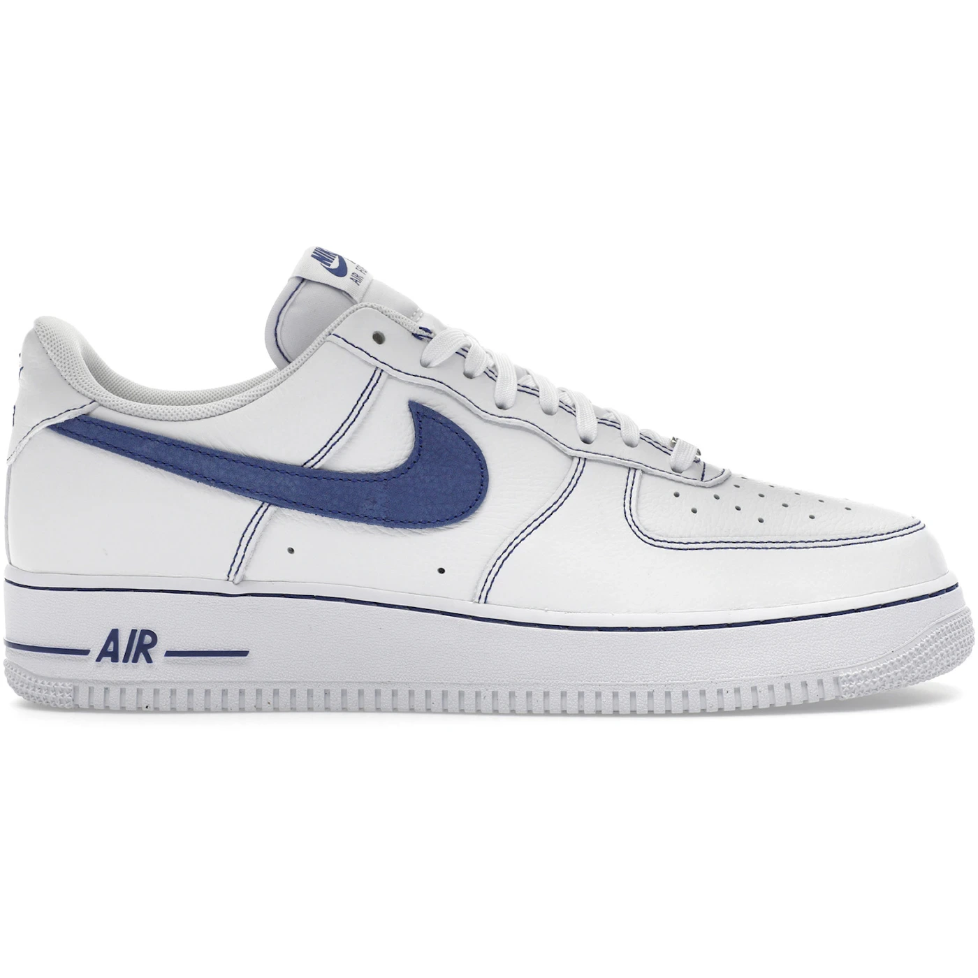 Nike Air Force 1 Low '07 LV8 White Deep Royal Blue 2 Nike Air Force 1 Low '07 LV8 White Deep Royal Blue