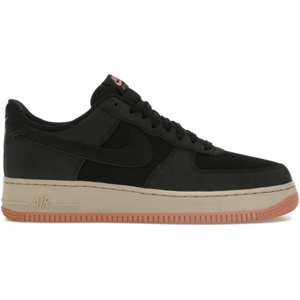 Nike Air Force 1 Low &rsquo;07 LX Black Red Stardust
