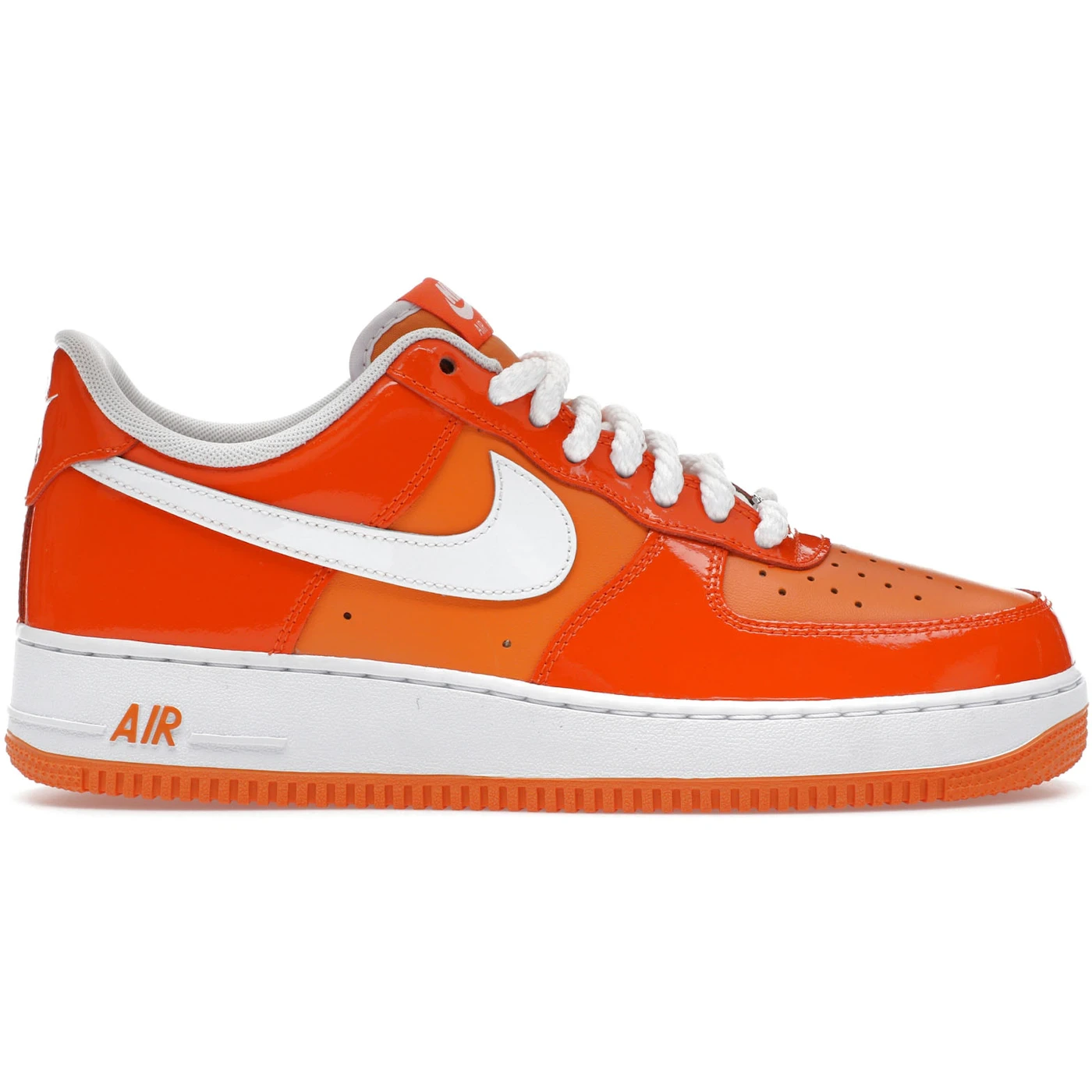 Nike Air Force 1 Low '07 Orange White Patent 2 Nike Air Force 1 Low '07 Orange White Patent