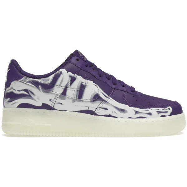 Nike Air Force 1 Low &rsquo;07 QS Purple Skeleton Halloween (2021)