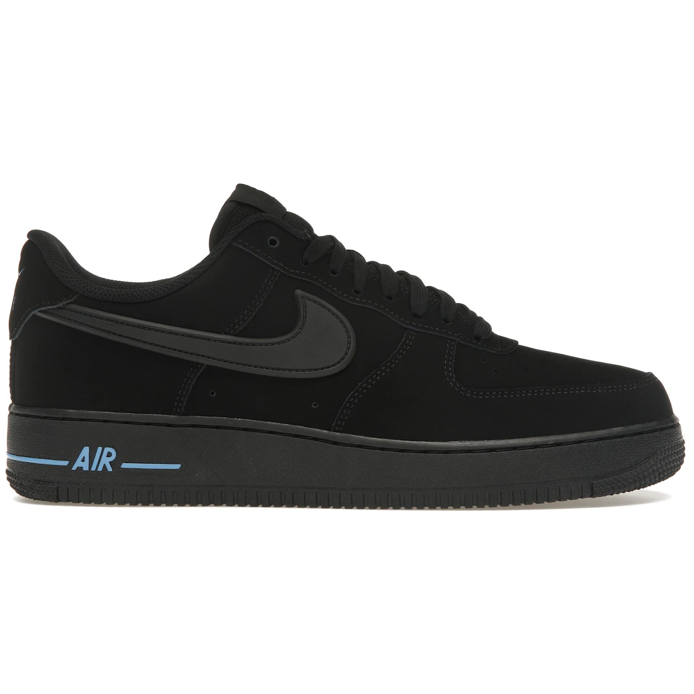 Nike Air Force 1 Low '07 SE Black University Blue 2 Nike Air Force 1 Low '07 SE Black University Blue