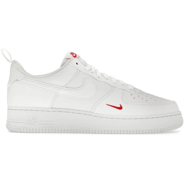 Nike Air Force 1 Low &rsquo;07 SE White Red Mini Swoosh