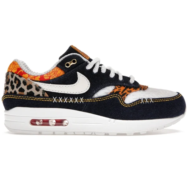 Nike Air Max 1 Premium Denim Leopard
