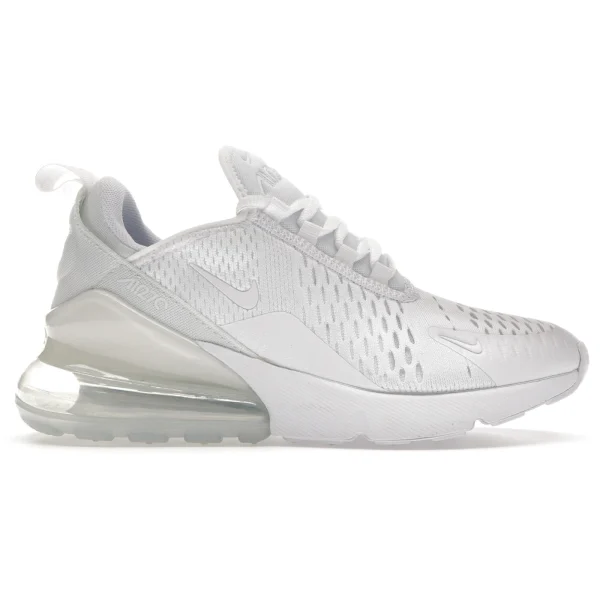 Nike Air Max 270 White Metallic Silver (GS)
