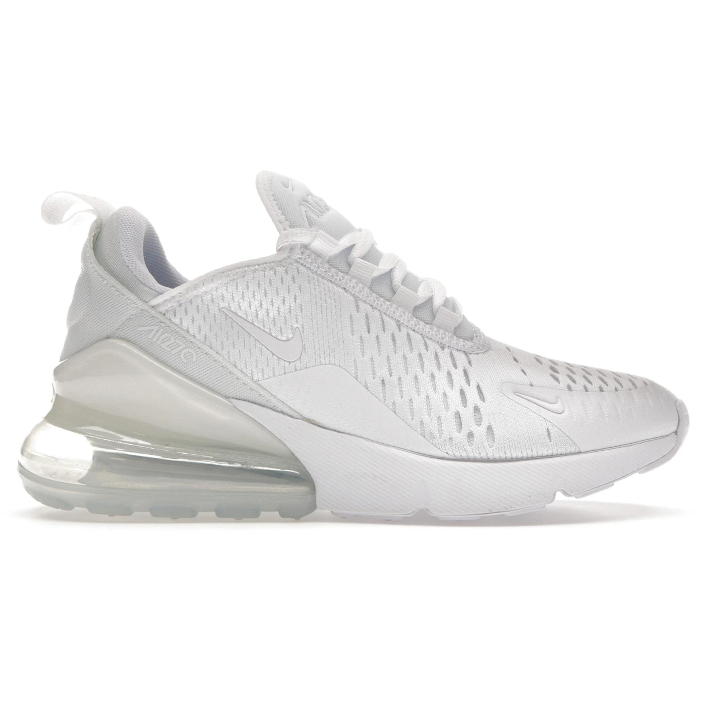 Nike Air Max 270 White Metallic Silver (GS) 1 Nike Air Max 270 White Metallic Silver (GS)