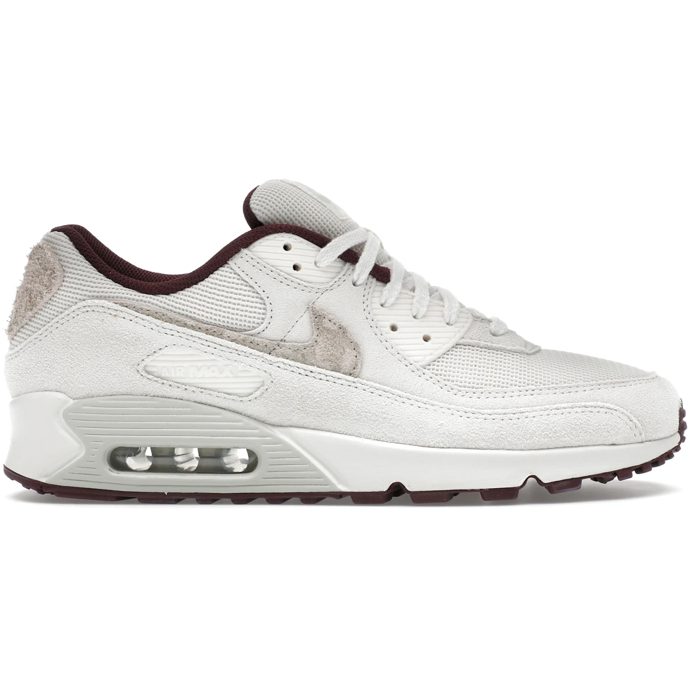 Nike Air Max 90 PRM Sail Burgundy Crush 1 Nike Air Max 90 PRM Sail Burgundy Crush