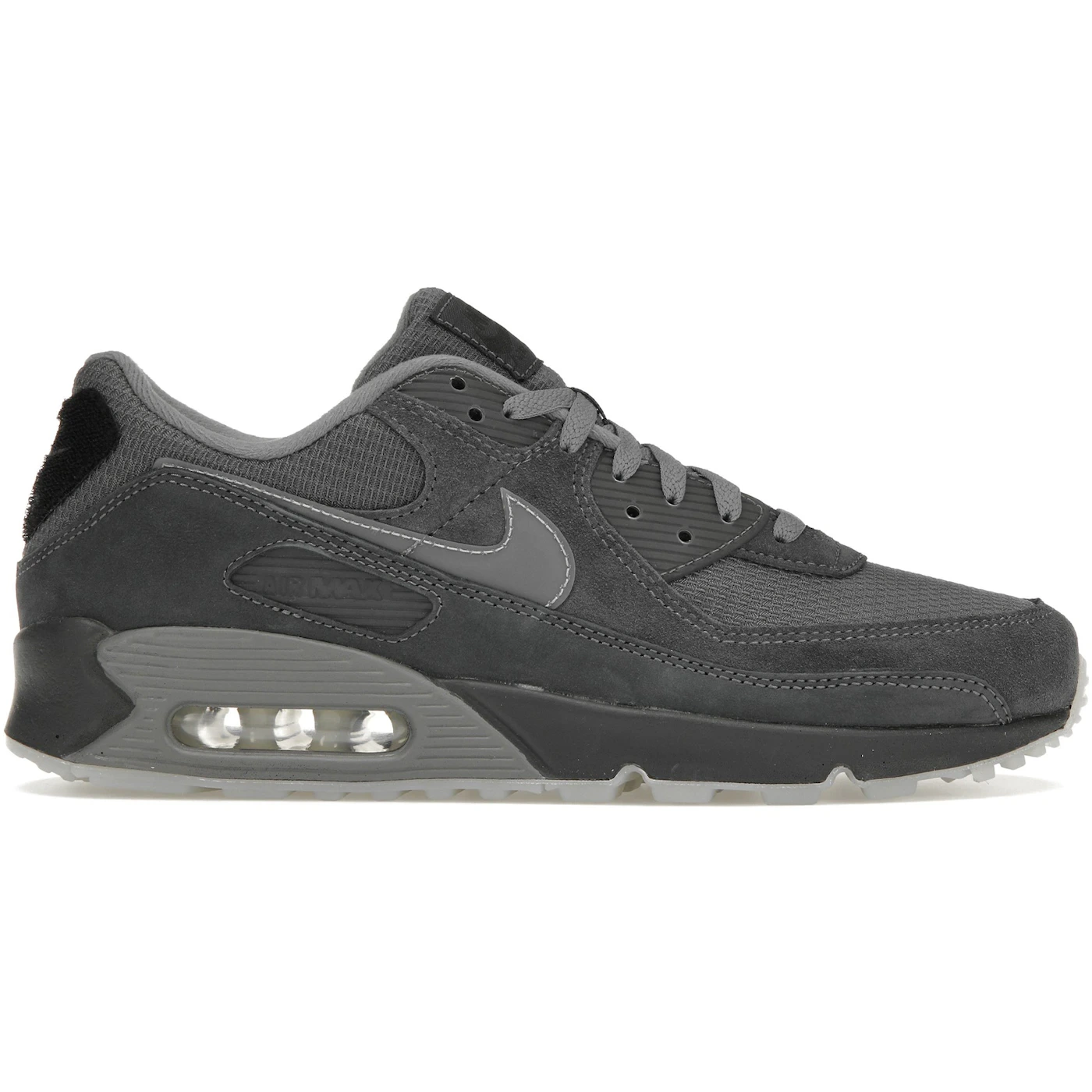 Nike Air Max 90 Velcro Heel Patch Anthracite