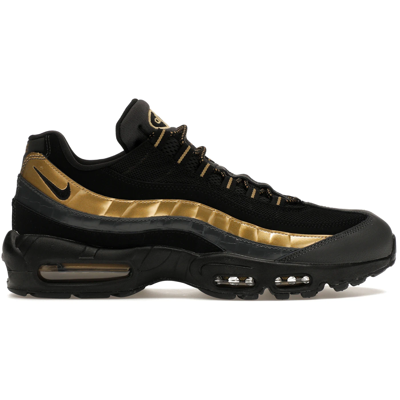 Nike Air Max 95 Black Metallic Gold 1 Nike Air Max 95 Black Metallic Gold
