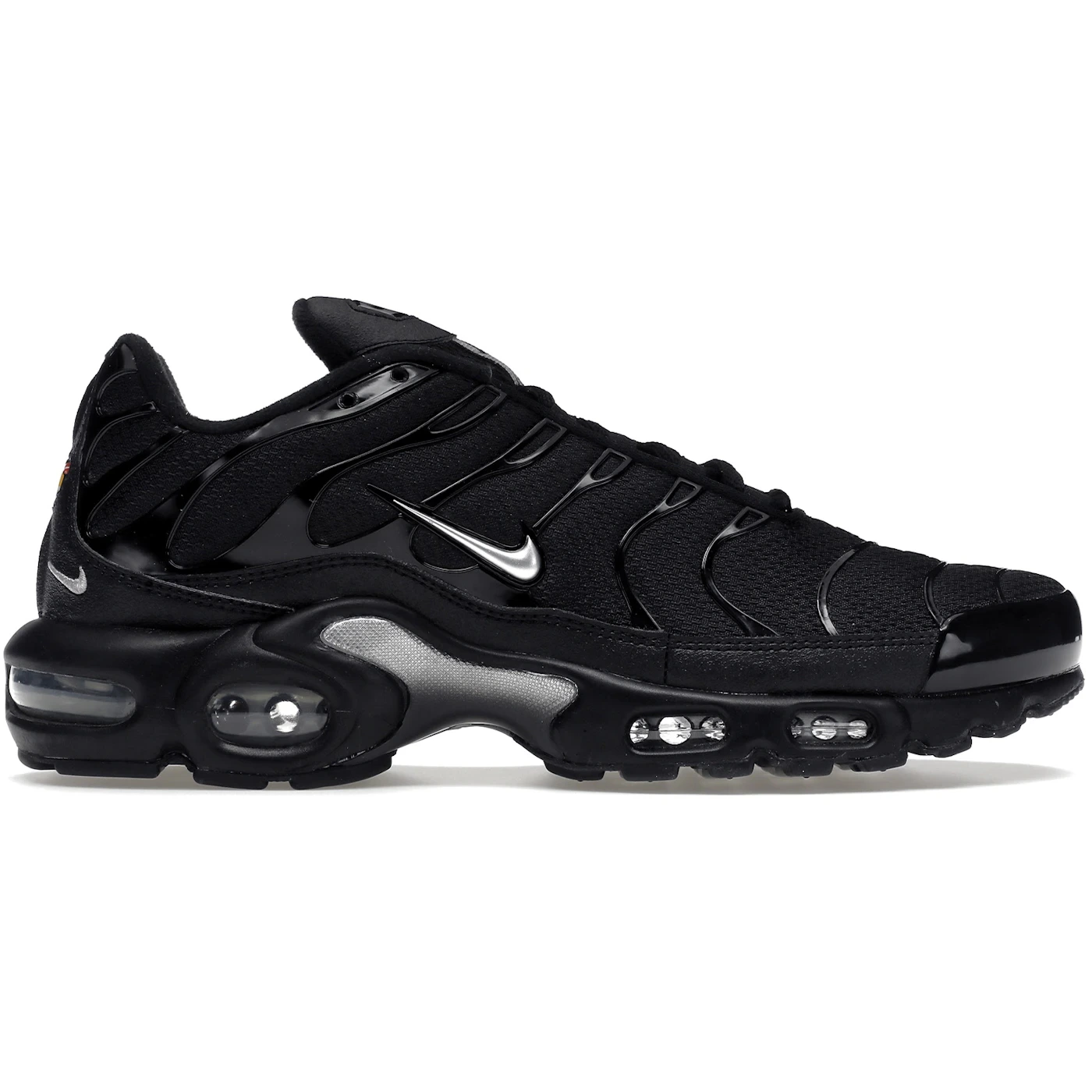 Nike Air Max Plus Mini Swoosh Black Silver 2 Nike Air Max Plus Mini Swoosh Black Silver