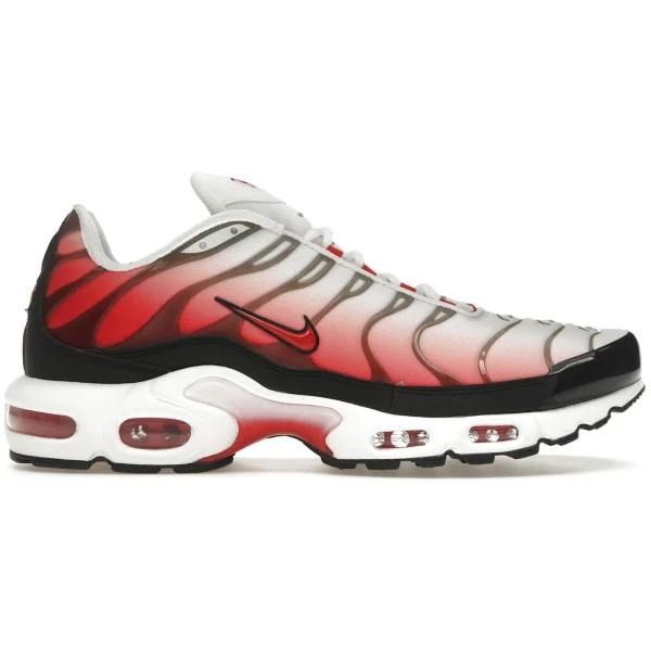 Nike Air Max Plus White Black University Red