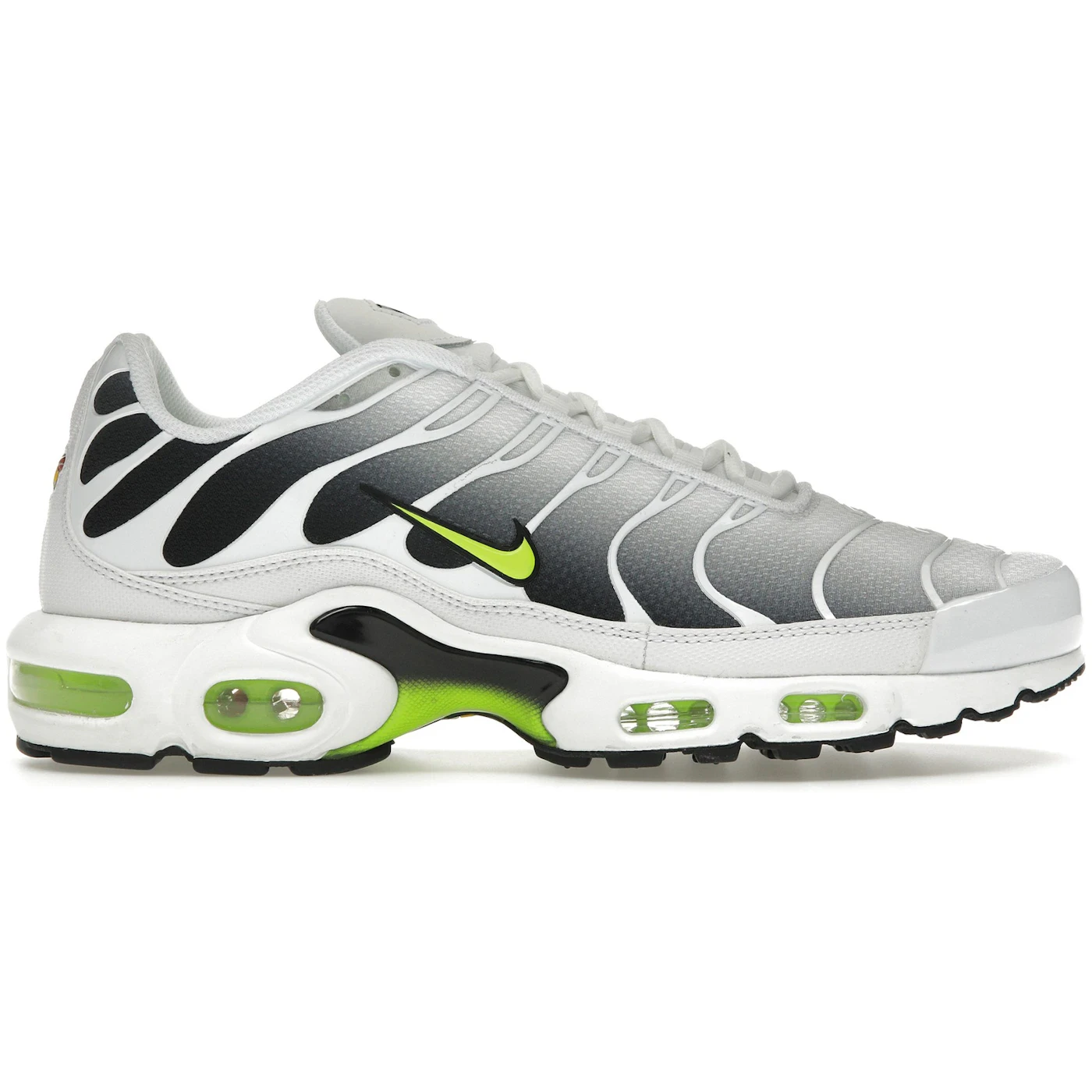 Nike Air Max Plus White Black Volt 2 Nike Air Max Plus White Black Volt