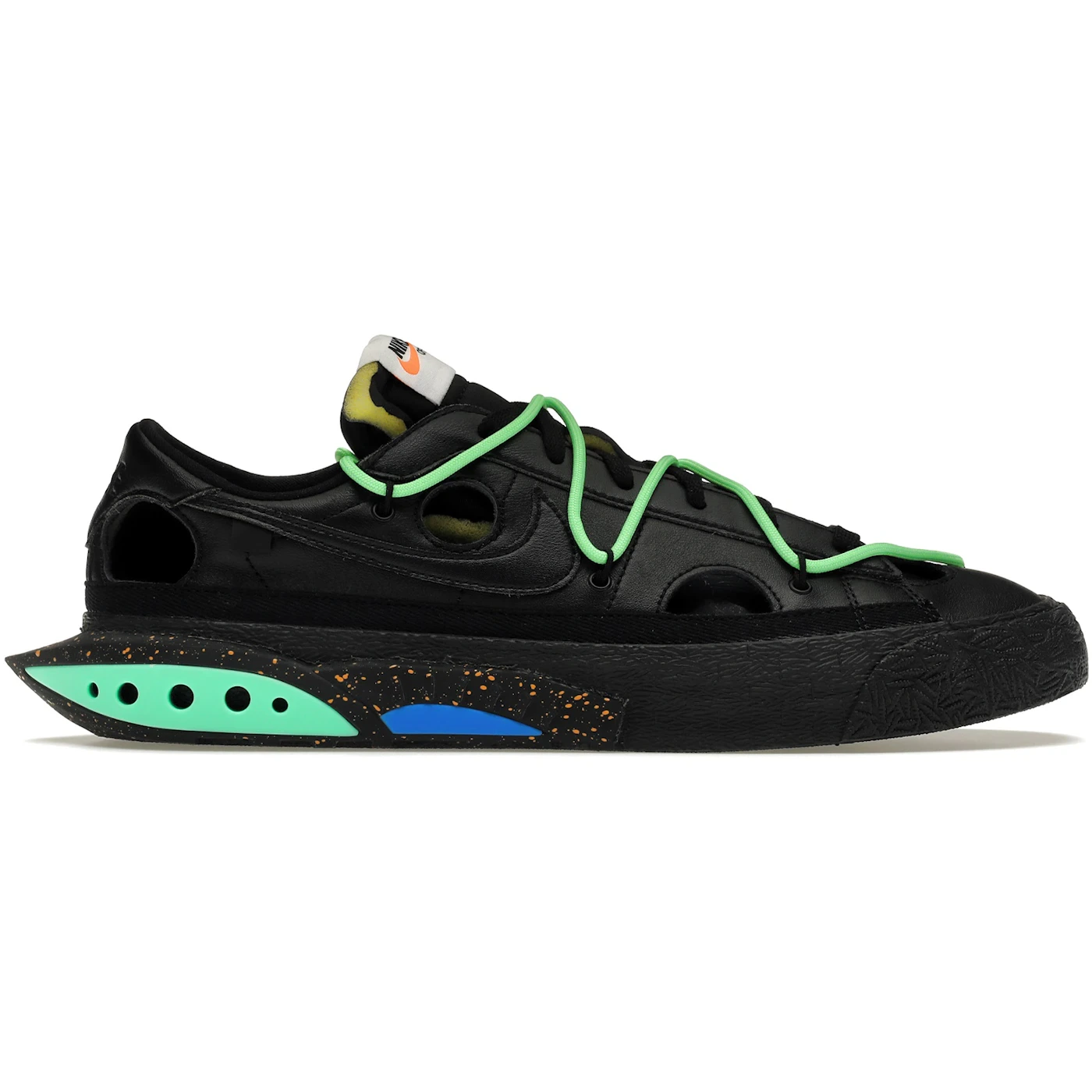 Nike Blazer Low Off-White Black Electro Green