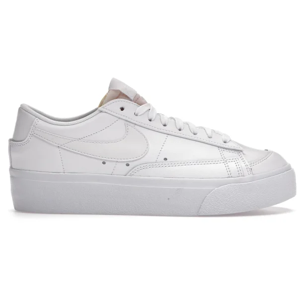 Nike Blazer Low Platform Triple White (Women&rsquo;s)