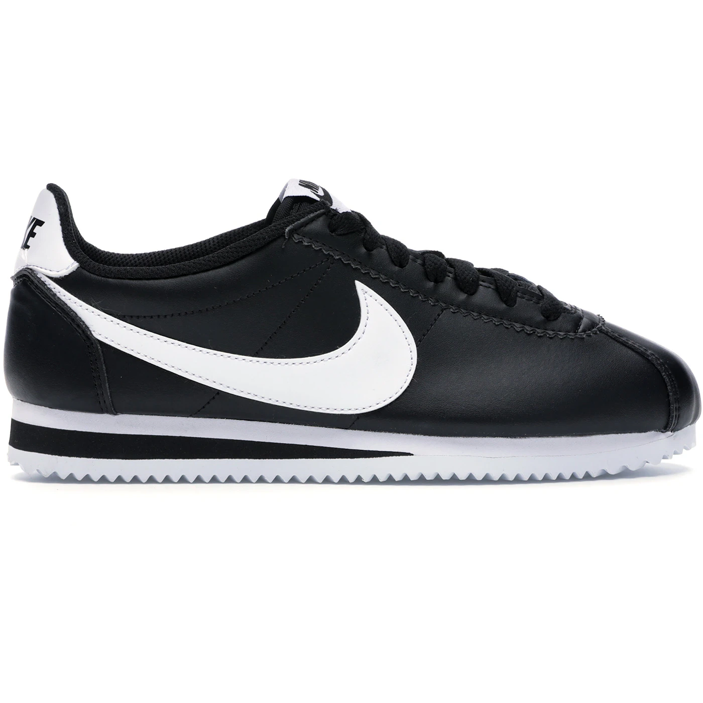 Nike Classic Cortez Black White (Women's)