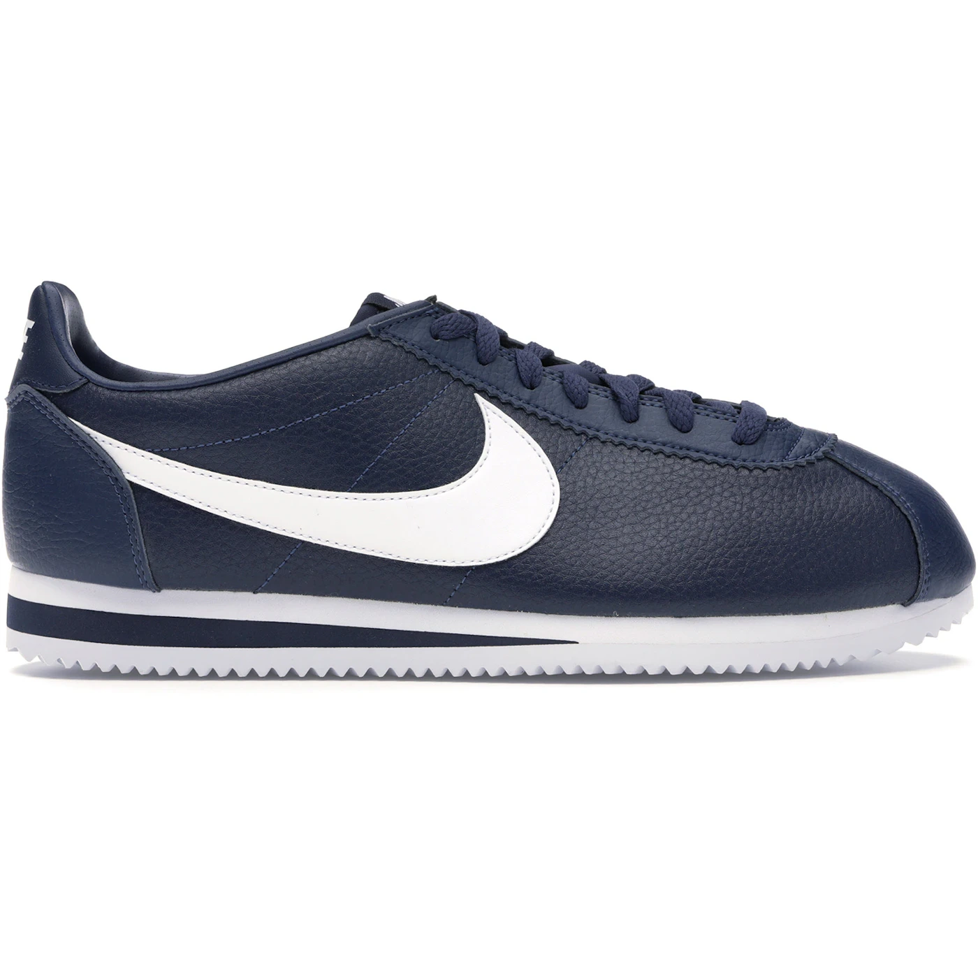 Nike Classics Cortez Leather Midnight Navy White 3 Nike Classics Cortez Leather Midnight Navy White
