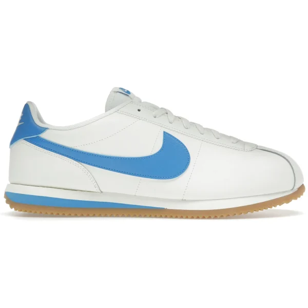 Nike Cortez Leather Sail Gum Yellow Light Photo Blue