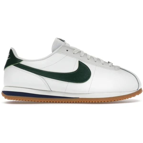 Nike Cortez Leather Summit White Fir Midnight Navy