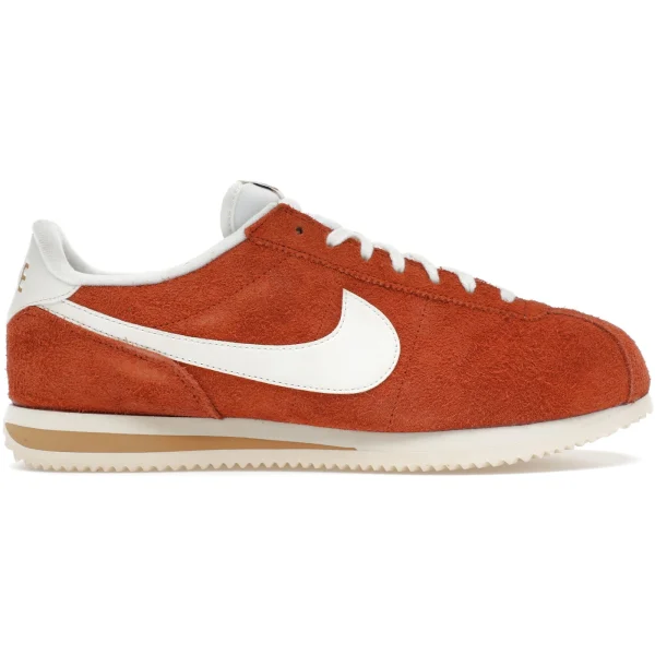 Nike Cortez SE Suede Dark Russet Flax Muslin Sail